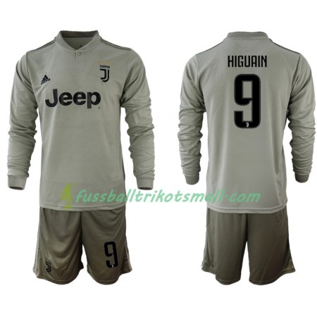 Fußballtrikots Juventus HIGUAIN 9 Kinder 2018-2019 Langarm Auswärts-trikot kaufen